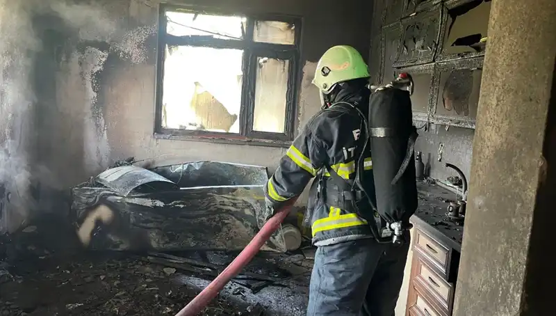 Yangın Alarmı: Mutfakta Korkutan Yangın, Evin İçini Kül Etti