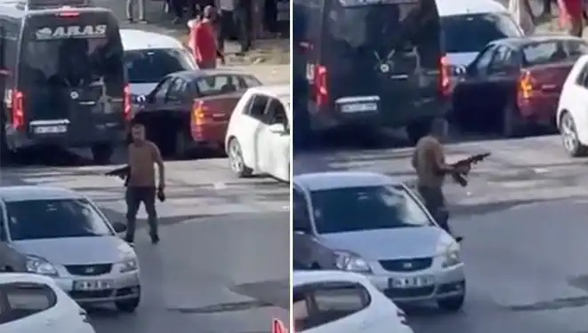 Başakşehir'de Pompalı Tüfekle Yolu Kapatıp Korku Saçtı