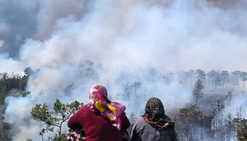 Bursa'da Yangınlar Kontrol Altına Alındı, Hava Kirliliği Devam Edecek