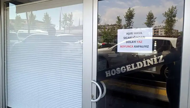 Afrika Sıcakları Esnafa Vurdu: Yaz Boyu Kapalı Dükkanlar!
