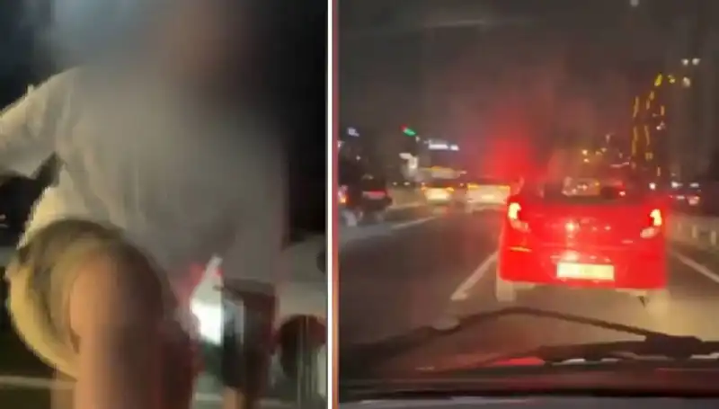 Trafik Magandası Yüzünden Korku Dolu Anlar: Kamera Kaydı Ortaya Çıktı