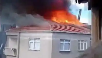 Bağcılar'da Korkunç Yangın: Beş Katlı Bina Alev Alev Yandı!