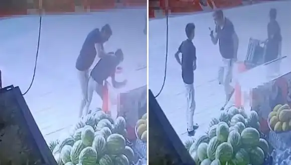 Market Çırağına Dayağını Tokatla Vuran Bekçi Olayı İçin Soruşturma Başlatıldı