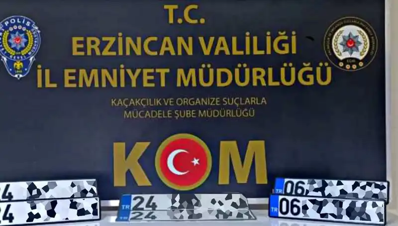 Erzincan'da APP Plaka Operasyonu: Suç Şebekeleri Çökertildi!
