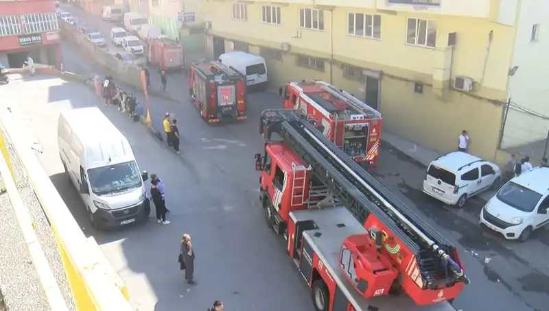 İstanbul'da Tekstil Atölyesinde Yangın: Yangın, Çevrede Panik Yarattı!