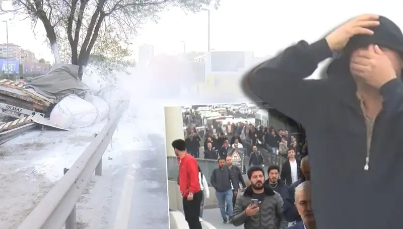 D-100'de Alçı Yüklü TIR’ın Kazası Trafiği Kilitledi